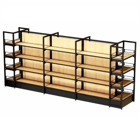 Mittelraumgondel XOR mit Holzrückwand und verstärkten Holzfachböden