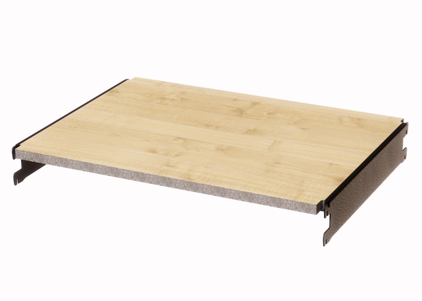 Holzfachboden HEAVY ST in Birke für das Ladenbau Regalsystem ELEGANCE - Set ohne Verstärkungsprofile (extra)